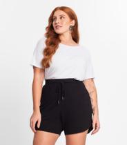 Shorts Feminino Plus Size Malha Rovitex