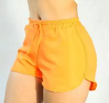 Shorts Feminino Praia Tactel Adulto Plus Size Liso Ex Grande