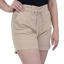 Shorts Feminino Recuzza Bege Claro - 10727