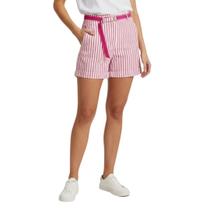 Shorts Feminino Sarja Strype com Cinto Shorts Feminino Sarja Strype com Cinto