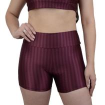 Shorts Feminino Selene 3D Bordô Marsala - 20883