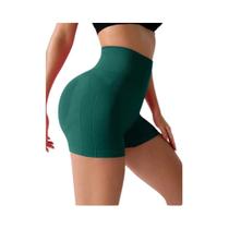 Shorts Feminino Sem Costura De Secagem Rápida Para Ioga, Controle De Barriga, Treinamento Fitness,