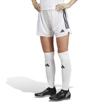 Shorts femininos adidas Tiro 23 brancos/pretos - GG