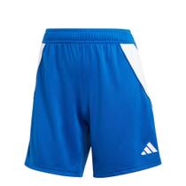 Shorts femininos adidas Tiro 24, que absorvem a umidade, azuis