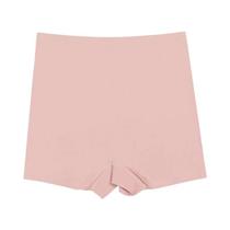 Shorts Femininos Sem Costura De Seda Gelada Para Ciclismo, Treino E Yoga, Estilo Boxer Liso