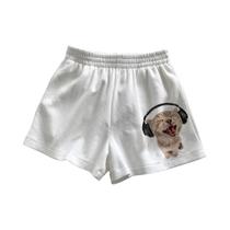 Shorts Femininos Soltos Com Estampa De Estrelas Y2K De Cintura Alta, Moda Harajuku De Verão, Roupas