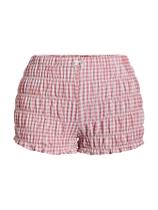 Shorts femininos SOLY HUX, babados, xadrez, renda Y2k, rosa Shorts femininos SOLY HUX, babados, xadrez, renda Y2k, rosa