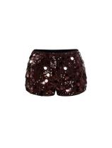 Shorts femininos SOLY HUX Sparkly Sparkly Sparkin Micro Low Rise pretos Shorts femininos SOLY HUX Sparkly Sparkly Sparkin Micro Low Rise pretos