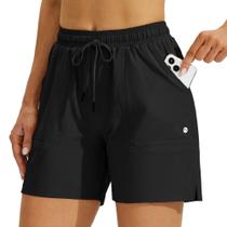 Shorts femininos Willit, 5, caminhada, golfe, atléticos, ao ar livre, pretos, M Shorts femininos Willit, 5, caminhada, golfe, atléticos, ao ar livre, pretos, M