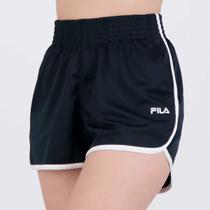 Shorts Fila Classic Feminino Preto e Branco