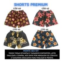 Shorts Floral Masculino Tactel Praia Verao Neymar Ref 370