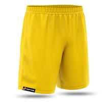 Shorts Futebol Masculino Poliéster Bermuda Calção Academia Corrida Amarelo