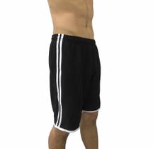 Shorts Futebol Masculino Poliéster Bermuda Calção Academia Corrida