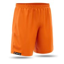 Shorts Futebol Masculino Poliéster Bermuda Calção Academia Corrida Laranja