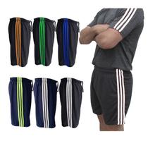 Shorts Futebol Masculino Short 3 Listras Varias Cores P ao G5 - Bermuda Futebol Plus Size G5 G4 G3 GG G M P