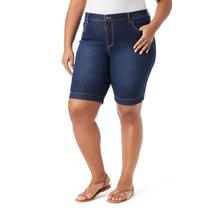 Shorts Gloria Vanderbilt Amanda Bermuda Cintura Alta 28 cm