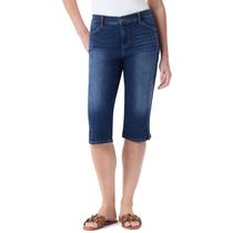 Shorts Gloria Vanderbilt Dalia Seam Skimmer com fendas laterais
