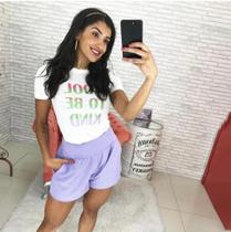 Shorts Godê Lilas Shorts Godê Lilas