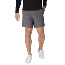 Shorts Hanes em Malha de Algodão com Bolso Cinza Mescla Tamanho G Shorts Hanes em Malha de Algodão com Bolso Cinza Mescla Tamanho G
