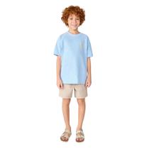 Shorts Hering Infantil Menino Em Sarja Marrom