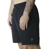 Shorts Hot Buttered Liso Long V - Preto Shorts Hot Buttered Liso Long V - Preto