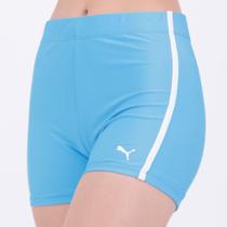 Shorts Hotpants Puma Gym To Swim Feminino Azul e Branco