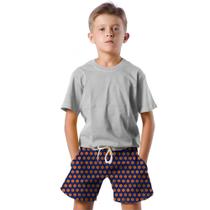Shorts Infantil Bermuda Calção Praia Verão Bolas Esferas Estrelas 272 Shorts Infantil Bermuda Calção Praia Verão Bolas Esferas Estrelas 272