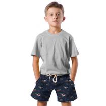 Shorts Infantil Bermuda Calção Praia Verão Cavalo Horse Cartoon 450 Shorts Infantil Bermuda Calção Praia Verão Cavalo Horse Cartoon 450