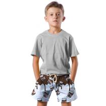 Shorts Infantil Bermuda Calção Praia Verão Doce Chocolate Fun Arte 166 Shorts Infantil Bermuda Calção Praia Verão Doce Chocolate Fun Arte 166