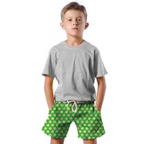 Shorts Infantil Bermuda Calção Praia Verão Estrelas Cartoon Yellow 276 Shorts Infantil Bermuda Calção Praia Verão Estrelas Cartoon Yellow 276