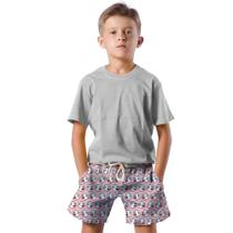 Shorts Infantil Bermuda Calção Praia Verão Fantasma Ghost Game Pixel 279 Shorts Infantil Bermuda Calção Praia Verão Fantasma Ghost Game Pixel 279