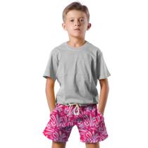 Shorts Infantil Bermuda Calção Praia Verão Love Love Love