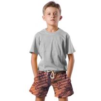 Shorts Infantil Bermuda Calção Praia Verão Raios Riscos Vermelho Cartoon 630 Shorts Infantil Bermuda Calção Praia Verão Raios Riscos Vermelho Cartoon 630