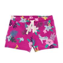 Shorts Infantil Carter's Flores Animais Rosa Fucsia tam 5t Original USA