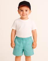 Shorts Infantil em Tactel texturizado praia piscina No1 ao 3