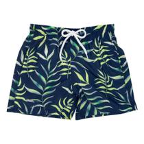 Shorts Infantil Estampado Folhagem Mash