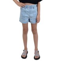 Shorts Infantil Feminino Jeans Malwee Comfort Azul - 100010