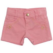 Shorts Infantil Feminino Sarja Color Lovers Clube do Doce