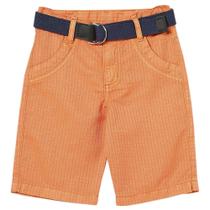 Shorts Infantil Look Jeans c/ Cinto Collor - LARANJA - 3