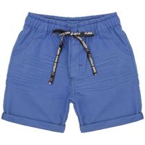 Shorts Infantil Look Jeans c/ Elástico Sarja Collor Shorts Infantil Look Jeans c/ Elástico Sarja Collor