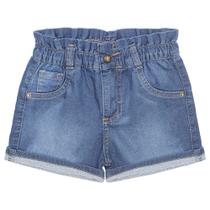 Shorts Infantil Look Jeans Clochard Jeans Moletom