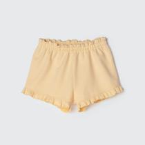 Shorts Infantil Menina Amarelo Hering