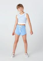 Shorts Infantil Menina Em Moletinho - Hering