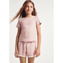 Shorts Infantil Menina Esportivo Runner - Rosa 014 Shorts Infantil Menina Esportivo Runner - Rosa 014