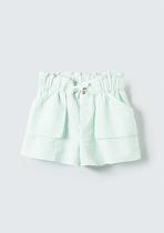 Shorts Infantil Menina Toddler Regular Em Fio Tinto - Hering