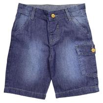 Shorts Infantil Popstar Basic Jeans - UNICA - 3P