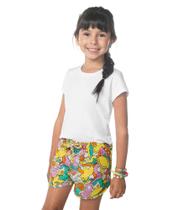 Shorts Infantil Rovitex Kids Amarelo