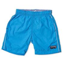 Shorts Infantil Tactel Masculino Turquesa Toffee - Nº06