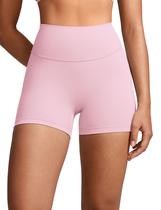 Shorts INGIA Biker Cintura Alta Sem Costura 10cm Rosa P Shorts INGIA Biker Cintura Alta Sem Costura 10cm Rosa P
