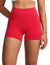 Shorts INGIA Cintura Alta Sem Costura 10 cm Vermelho G Shorts INGIA Cintura Alta Sem Costura 10 cm Vermelho G